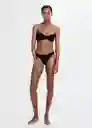 Top Bikini Pami Negro Talla L Mujer Mango