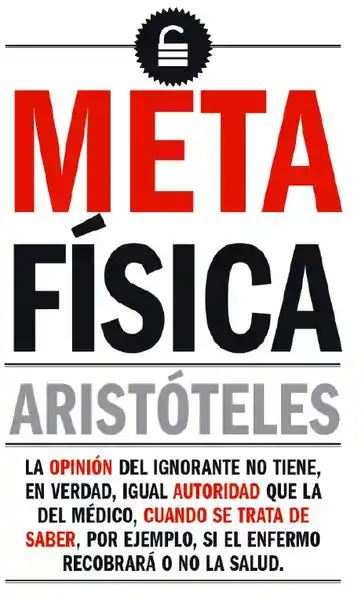 Metafisica - Aristóteles