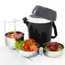 Termo Comida 2 Litros Home Elements -Negro