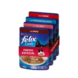 Felix Alimento Gatos Húmedo Carne