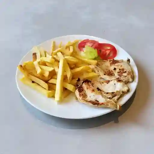 Pechuga Asada con Papas
