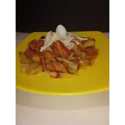 Salchipapa Especial