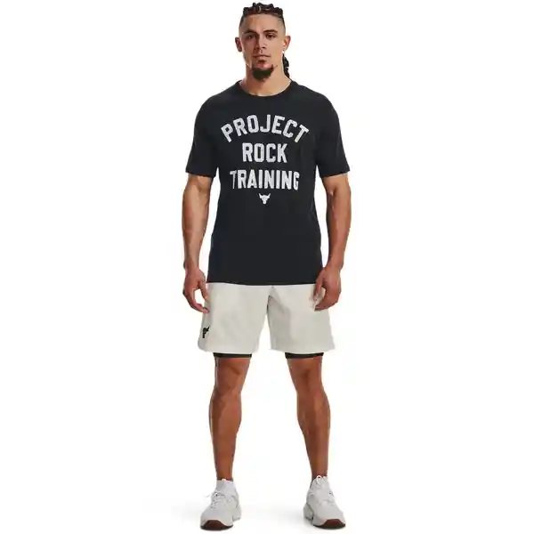 Under Armour Camiseta Pjt Rock Training Ss Hombre Negro XL