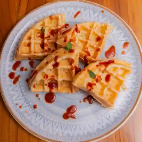 Waffle de Yuca