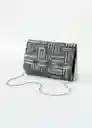 Bolso Mujer Gris Plateado Medio 303G056 Naf Naf