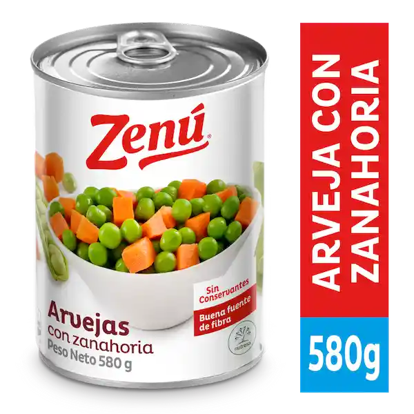 Zenú Arveja Con Zanahoria Grande