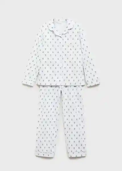 Pack Pijama Flori Celeste Talla 14 Niña Mango