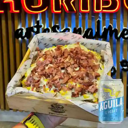 Combo Choripapa + Aguila Light 355 ml