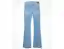 Jean Flare de Mujer Azul Talla 12 REGULAR American Eagle