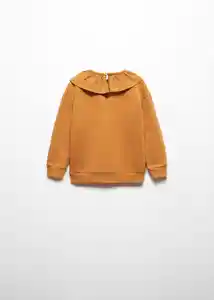 Buzo Sudadera Olivia Ocre Talla 69 Niña Mango