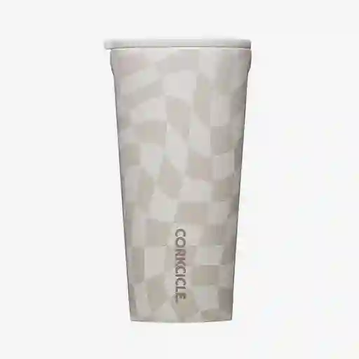 Corkcicle Vaso Tumbler Wavy Blanco 16 oz