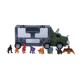 Set de Camión Con 8 Pzas de Animales Triceratops Miniso