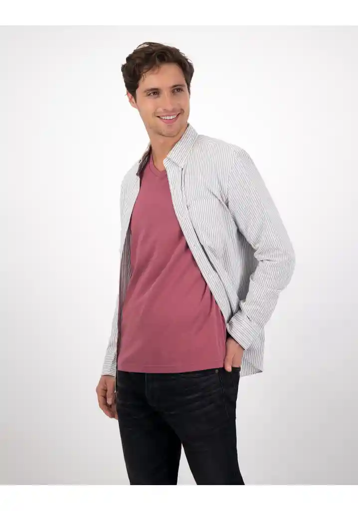 Camisa Gris Talla X-large Hombre American Eagle