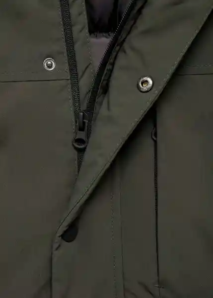 Abrigo Anorak Néstor Musgo Talla 13 Niños Mango