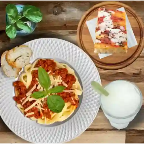 Combo de Tallarines Ragu Bolognese