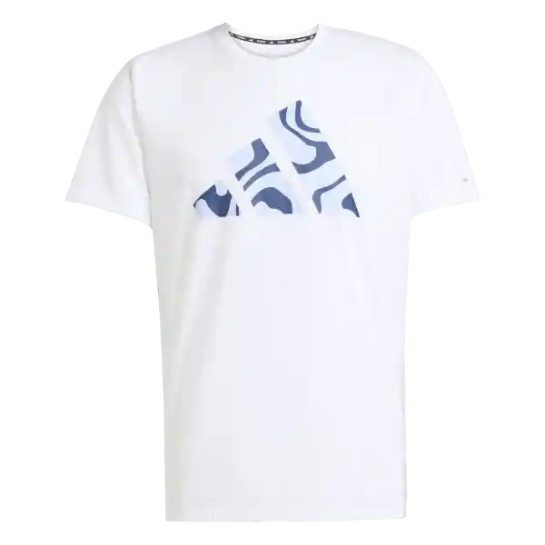 Adidas Camiseta Manga Corta Run it Bl Tee M Hombre Blanco T.M