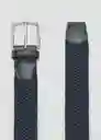 Cinturón Elastic Navy Talla 91 Hombre Mango