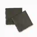 Set de Servilleta de Tela Flecos Verde Ambiente Gourmet