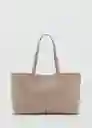 Bolso M Manu Topo Talla 99 Mujer Mango