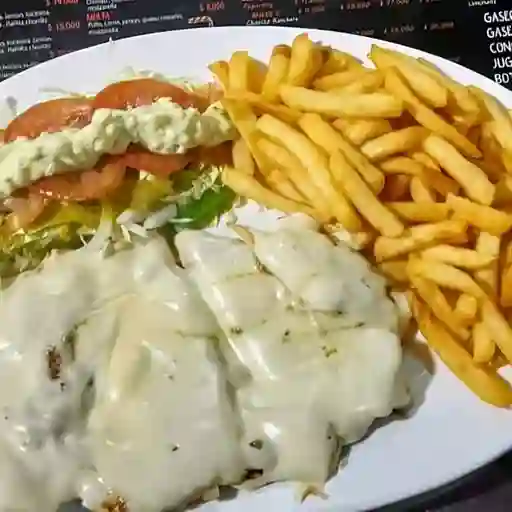Pechuga gratinada