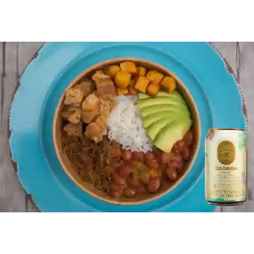 Combo Bowl Paisa + Club Colombia Dorada 330 ml
