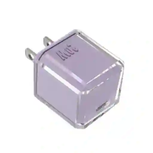 Cargador 20w Pd Tipo C Modelo Tm-20w Morado Miniso