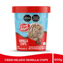 Crem Helado Vainilla Chips 600 g