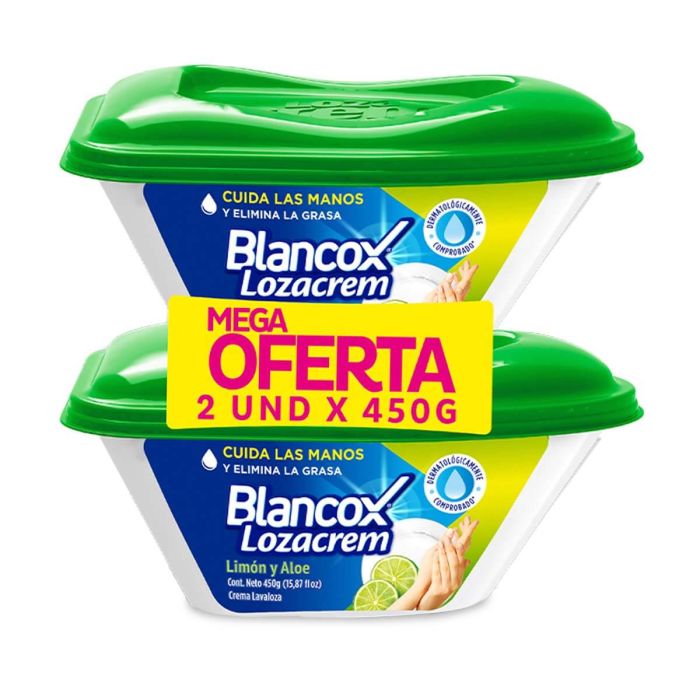 Lozacrem Lavaloza en Crema con Limón y Aloe 2 x 850 g