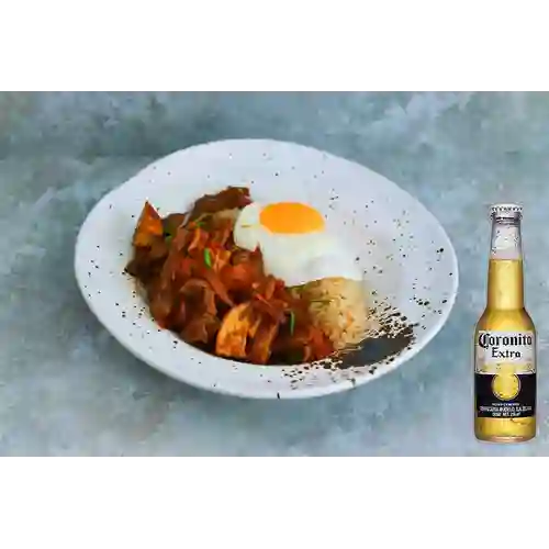 Combo Steak Nara + Cerveza Coronita Bot. 210ml