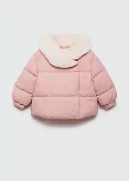 Abrigo Anorak Joyce Rosa Pastel Talla 67 Niñas Mango