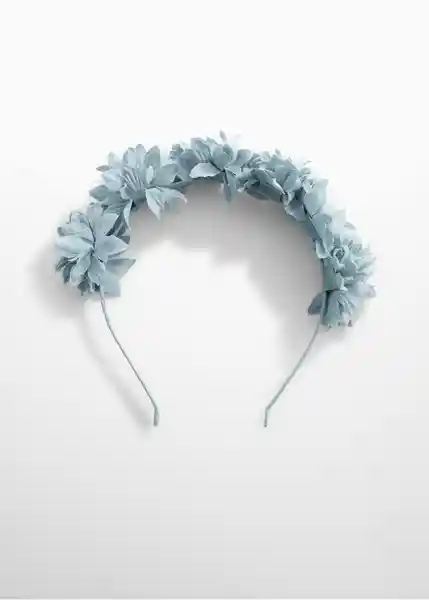 Diadema Azur Azul Talla 99 Niñas Mango