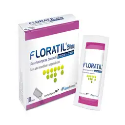 Floratil 250 Mg Caja 10 Sobres Polvo Para Suspension Oral