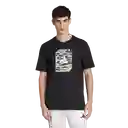 Adidas Camiseta Camo Box Manga Corta Hombre Negro Talla XL