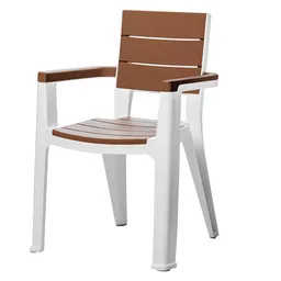 Plásticos Mq Silla Madeira Caramelo