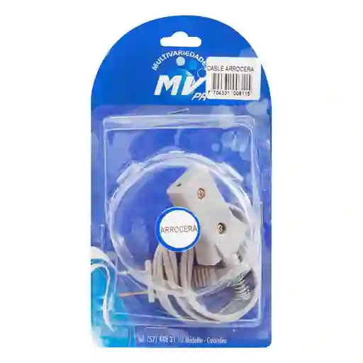 Multivariedades Cable Arrocera Gris o Negro MU-03