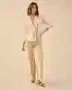 Pantalón Beige Albarizo Medio Talla 12 632G002 Esprit