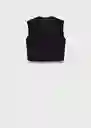 Chaleco Cagliari Negro Talla M Mujer Mango