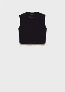 Chaleco Cagliari Negro Talla M Mujer Mango