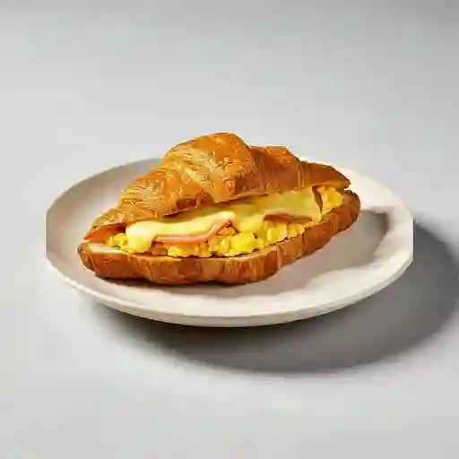 Croissant Huevo, Jamón & Queso