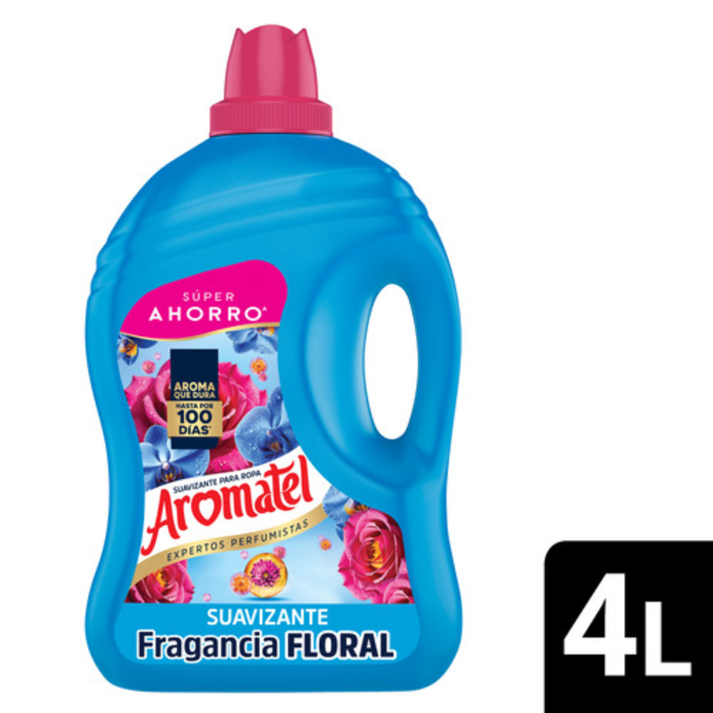Aromatel Suavizante Floral Más Fragancia 4 L