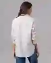Camisa Mujer Beige Mani Claro Talla M 42341 Rifle