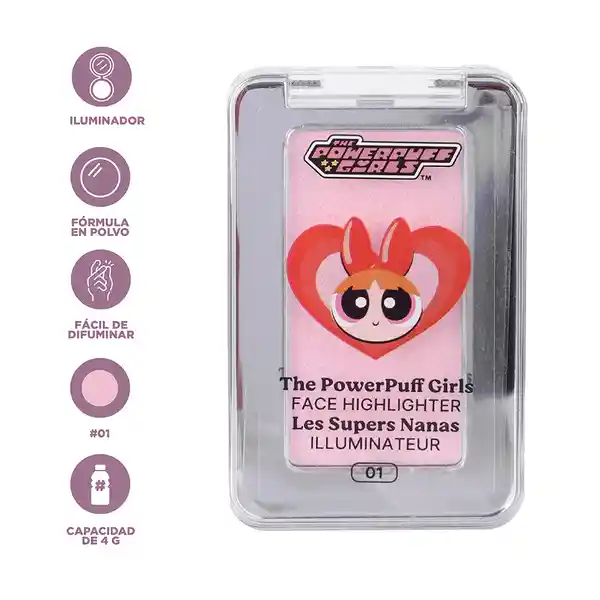 Iluminador Las Chicas Superpoderosas Bom Bom Tono 01 Miniso