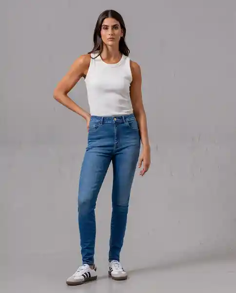 Jean Mujer Azul 16 230F001_AZU194037 Rifle