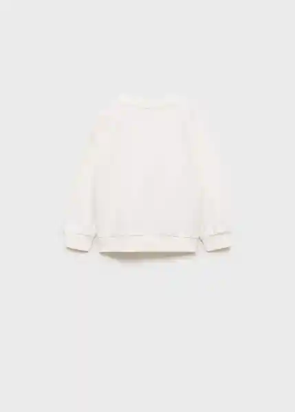 Buzo Buzo Sudadera Syice Offwhite Talla 97 Niñas Mango