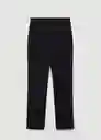 Pantalón Jordan Negro Talla 34 Mujer Mango