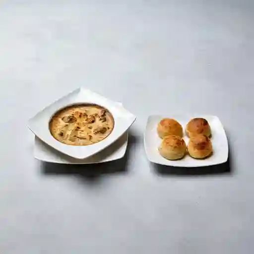 Champiñones Queso Azul