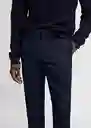 Pantalón París Marino Talla 36 Hombre Mango