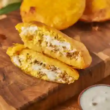 Arepa de Huevo y Carne