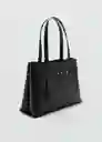 Bolso M Dahlia Negro Talla 99 Mujer Mango