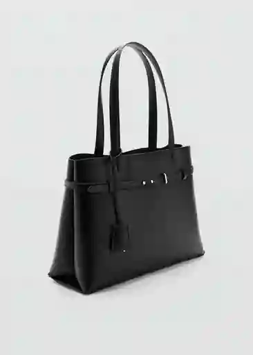 Bolso M Dahlia Negro Talla 99 Mujer Mango
